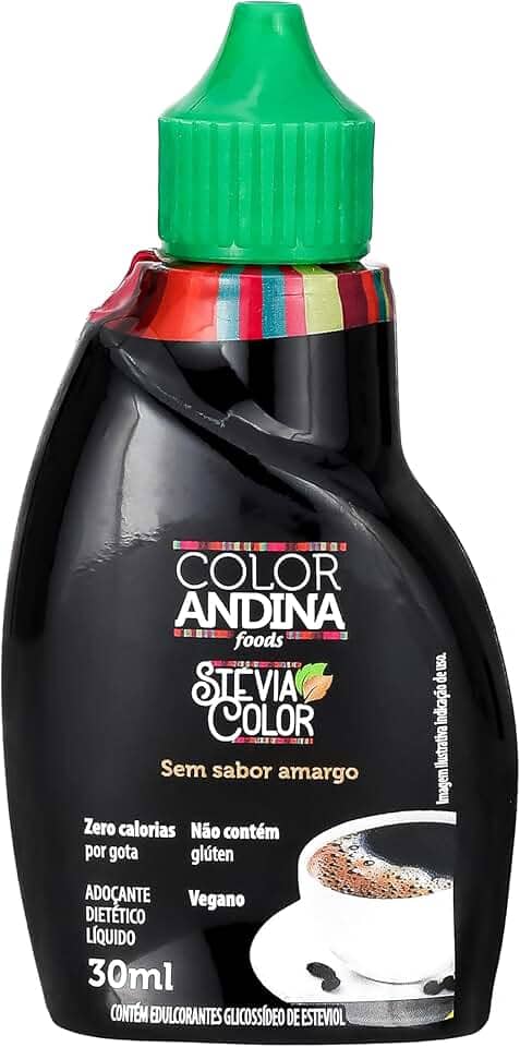 Adoçante stevia líquido Color Andina 30ml