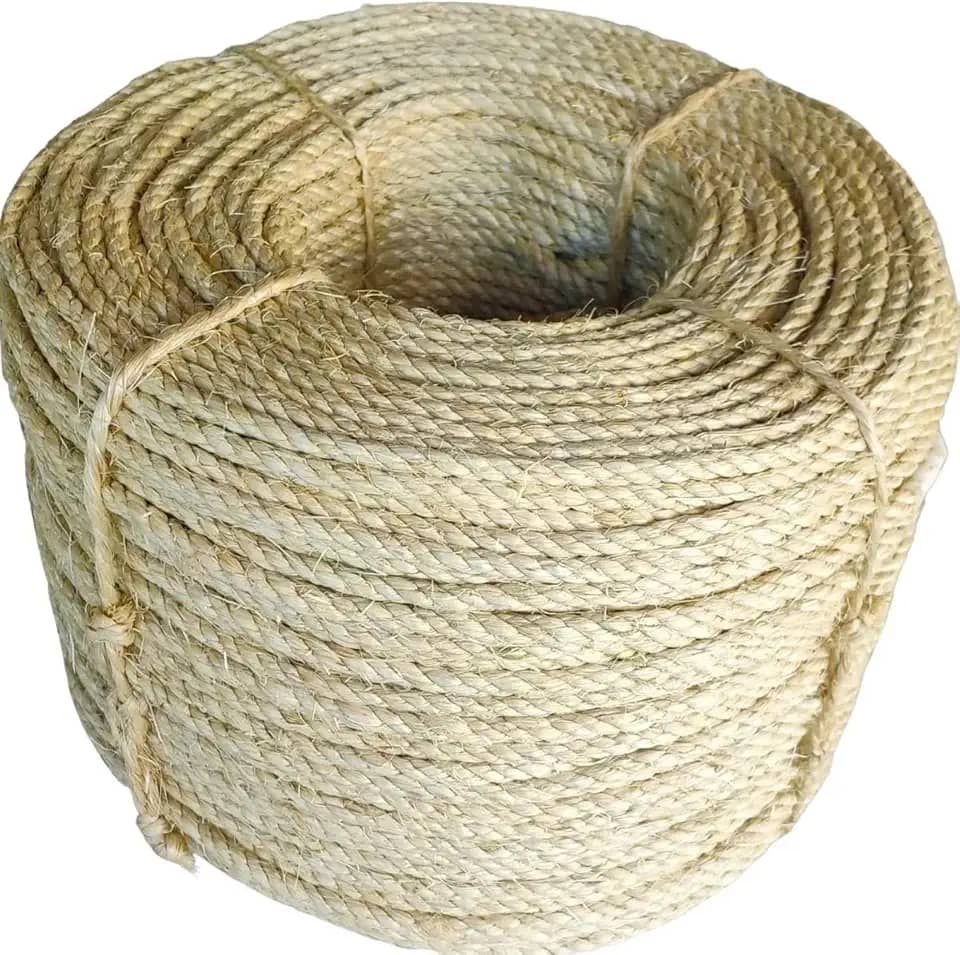 Corda de Sisal 20 Metros x 5 para Arranhador de Gato