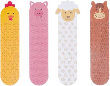 BUBA Kit lixas de unha fazendinha, Multicolorido