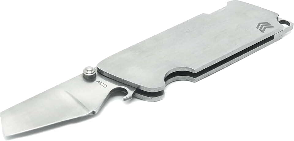 Canivete E-Cimo Inox cabo Inox Lâmina Lisa