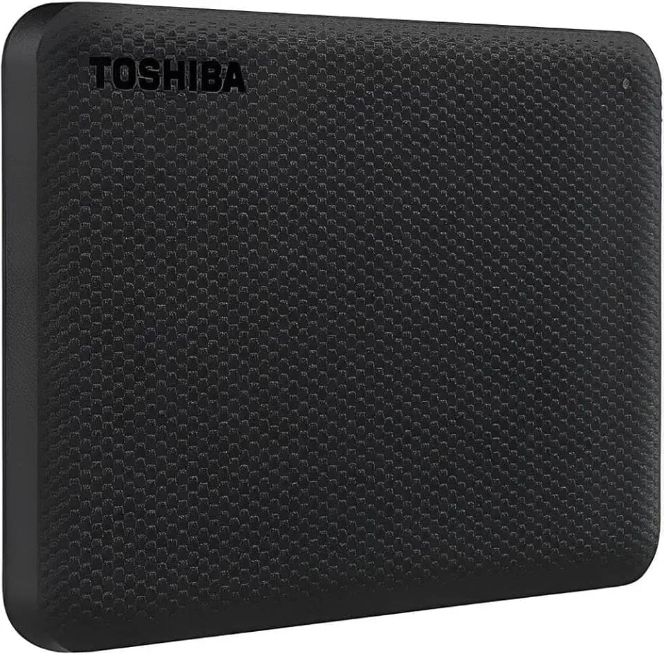 HD Externo Portátil Toshiba 1TB Canvio Advance USB 3.0 Preto - HDTCA10XK3AA