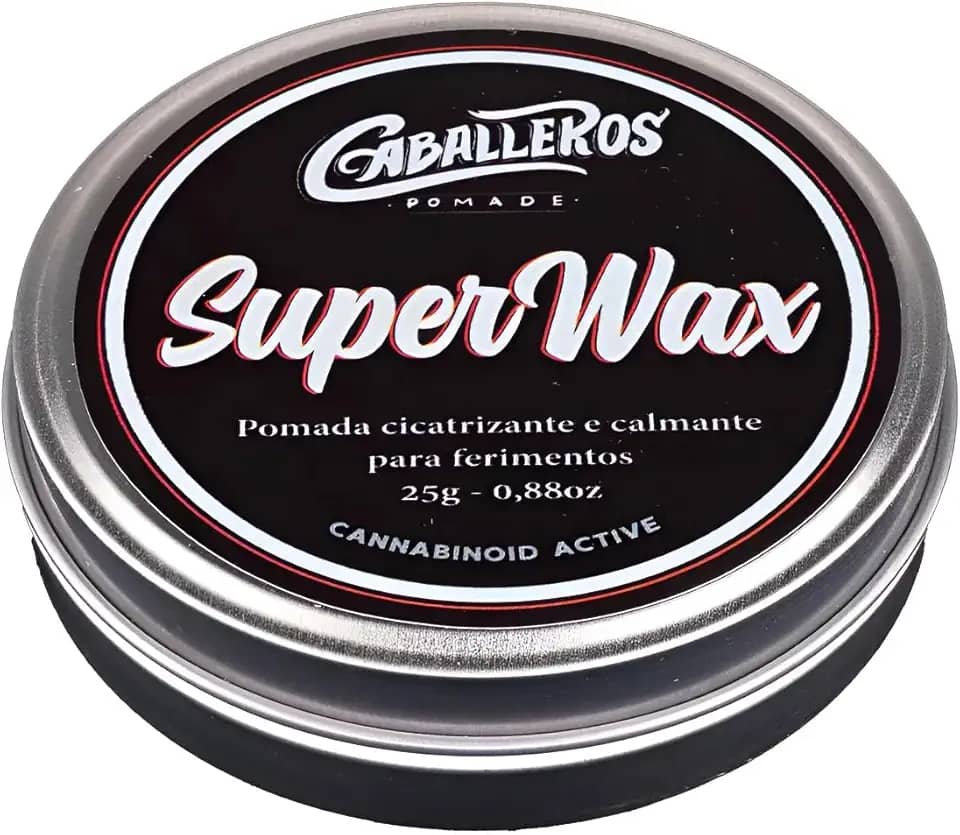 Caballeros SuperWax, Pomada Cicatrizante e Calmante - 25g