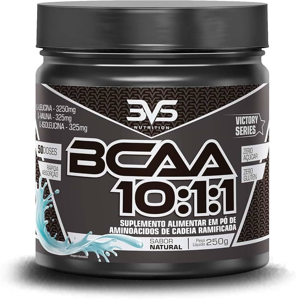 3VS Nutrition BCAA 10:1:1 250g - Sabor Natural