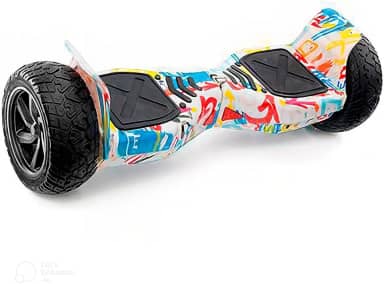 Hoverboard Skate Elétrico 8.5" Original Led Bluetooth Grafite Offroad Brinovar