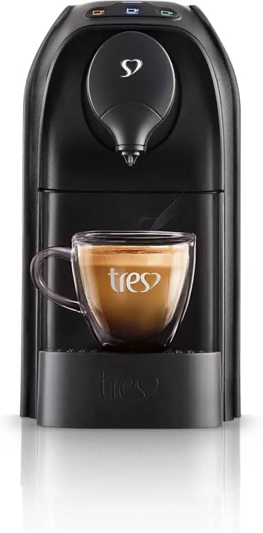 Cafeteira Espresso Passione Preta, 220V - TRES 3 Corações