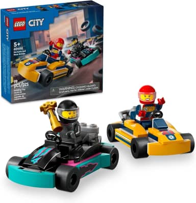 LEGO Set City Great Vehicles 60400 Carros de Karting e Pilotos 99 peças