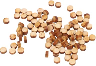 Pilipane Marcadores de escala de guitarra com pontos de madeira de bordo redondos embutidos, 100 peças, 5 mm, para bandolim, ukulele, acessórios de violão, projetos DIY