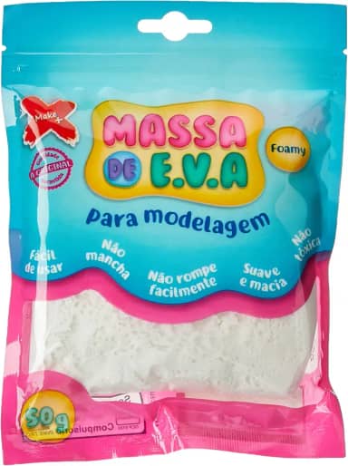 Make+ Lisa Massa de Eva, Branco, 50 g