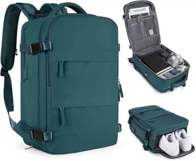 Mochila De Viagem Grande Impermeável, Com Porta Usb, Compartimento Para Sapatos, Bolsa Para Objetos úmidos, Mochila Para Notebook, Mochila Feminina