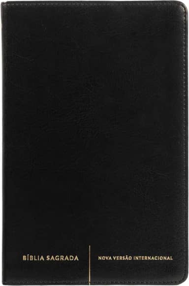 Bíblia Sagrada Slim NVI, Luxo, Capa Preta