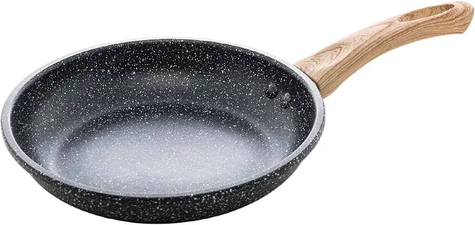 WOLFF - Frigideira de Indução em Alumínio com Revestimento Cerâmico Granilite Preta 24cm