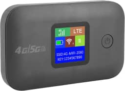 Hotspot Móvel 4G LTE WiFi, Roteador de Hotspot de Viagem Portátil de Alta Velocidade de 150 Mbps, Slot para Cartão SIM, Bateria de 3000mAh Conecte até 10 Dispositivos