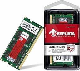 MEMÓRIA RAM NOTEBOOK DDR3L 8GB 1600MHZ KEEPDATA KD16LS11/8G