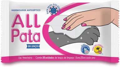 ALL PATA LENÇOS - Lenços Umedecidos com Higienizador para Pets