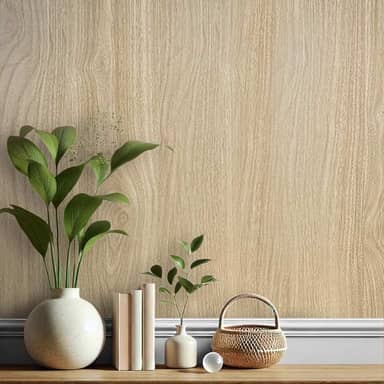 Papel de Parede Madeira Adesivo para Sala Quarto Banheiro 5m x 45cm (Madeira Vinhático)