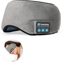 Máscara De Dormir Bluetooth 5.0 Com Fones De Ouvido Sem Fio Sono Profundo Relaxante Viagem Confortável