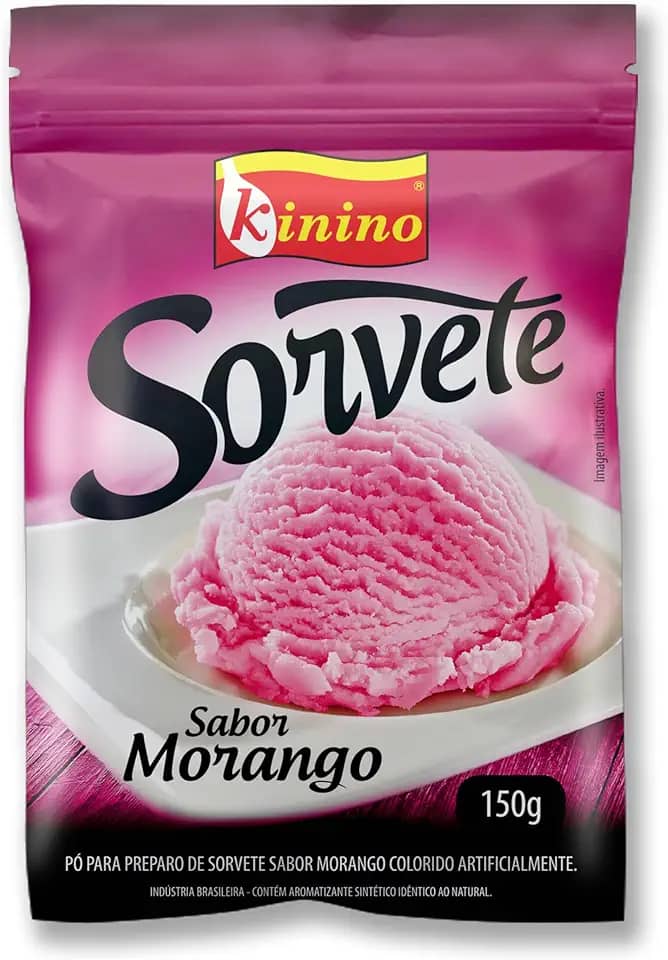 SORVETE DE MORANGO KININO 150G