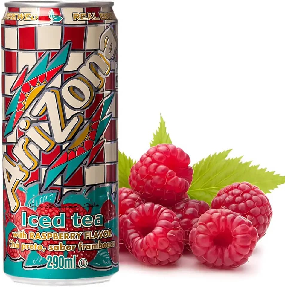Chá Preto Gelado Importado Arizona Sabor Framboesa 290ml