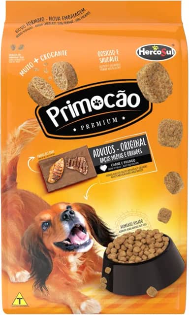 Primocão Premium Original - Raças Médias e Grandes - 15kg