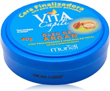 Cera Finalizadora Capilar Óleo de Argan 40G, Muriel, Muriel