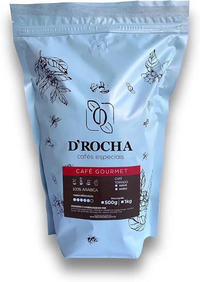 CAFÉ GOURMET TORRADO EM GRÃOS 1KG