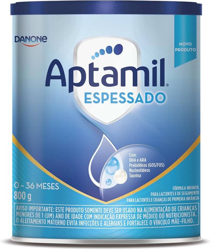 Fórmula Infantil: Aptamil Espessado 800g - 0-36 meses