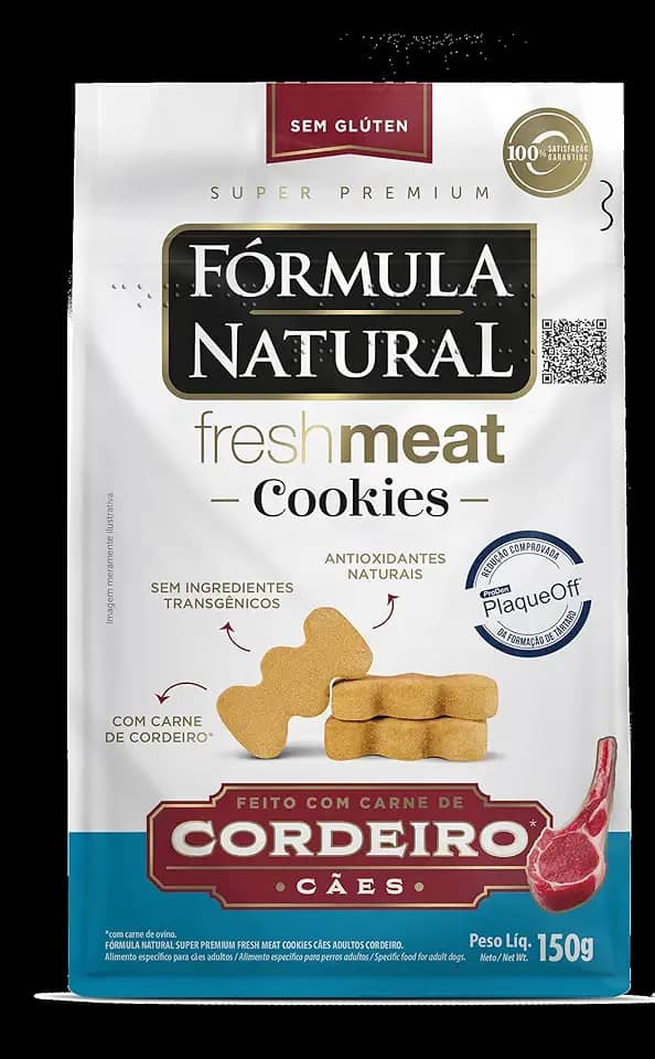 Fórmula Natural Cookies Para Cães Adulto Cordeiro 150g