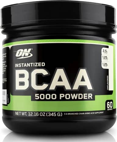 BCAA em Pó Optimum Nutrition/BCAA 5000 Powder Optimum Nutrition - Sem Sabor 345g
