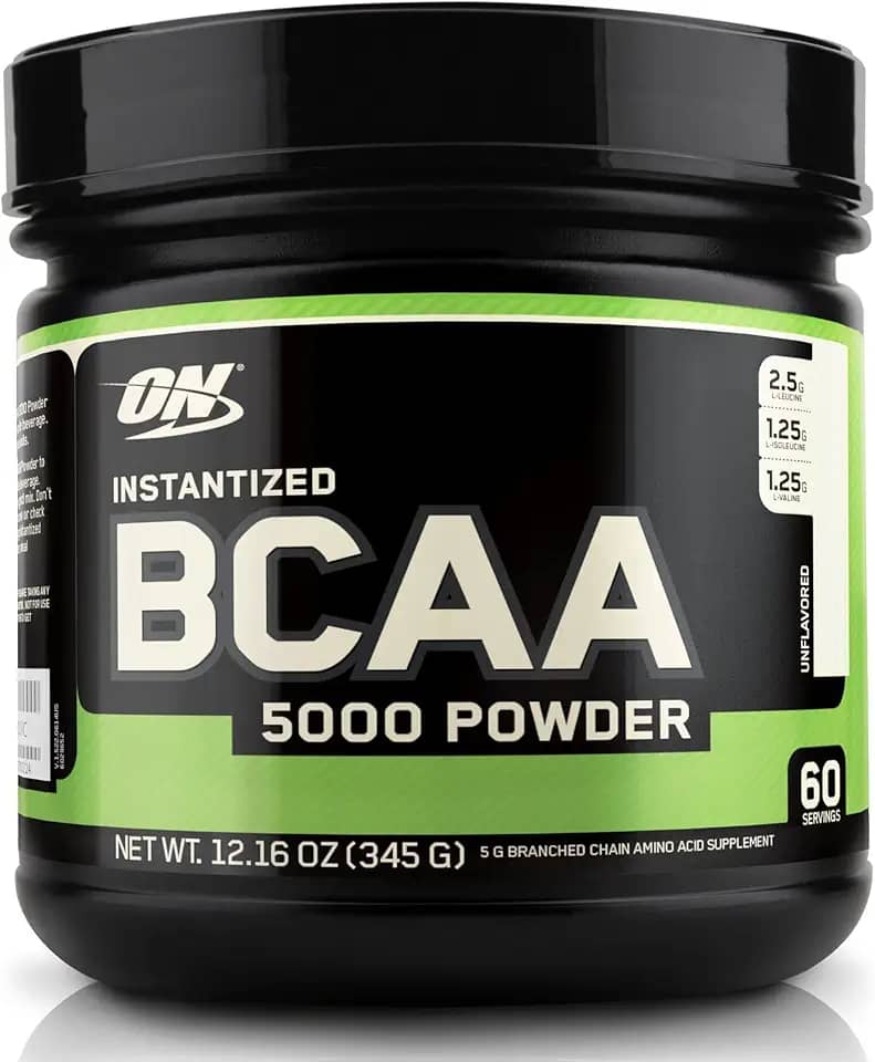 BCAA em Pó Optimum Nutrition/BCAA 5000 Powder Optimum Nutrition - Sem Sabor 345g