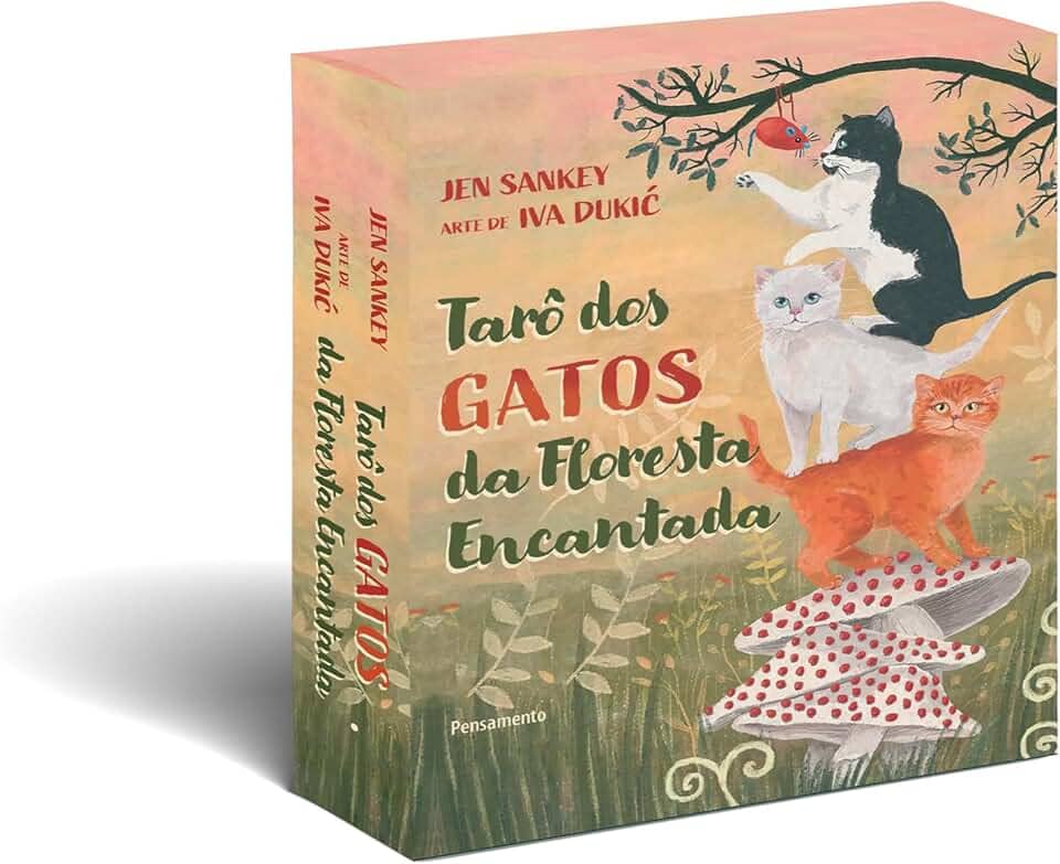 Tarô dos Gatos da Floresta Encantada - Caixa com Livro + 78 Cartas