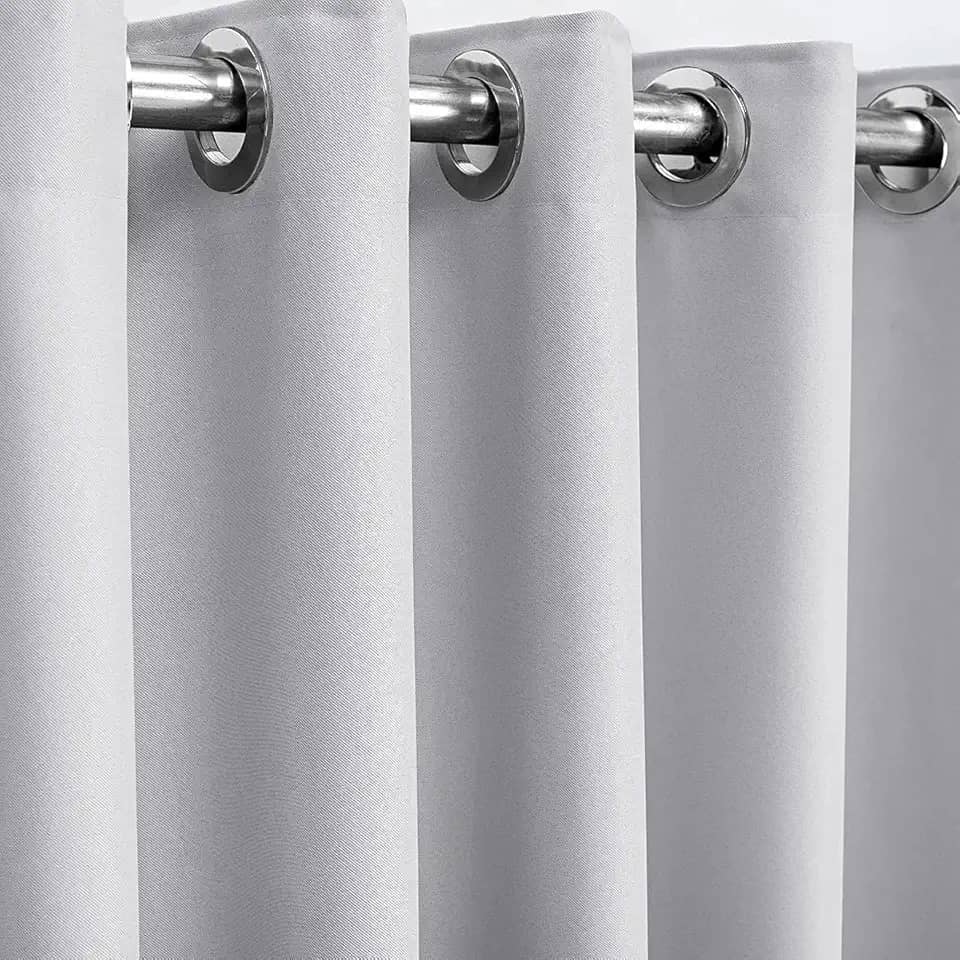 Cortina Blackout/Blecaute Em Tecido Corta Luz Para Sala, Quarto e Escritorio 3,00M x 2,50M | Admirare (3,00M X 2,50M, Cinza Claro)