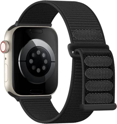 Pulseira de nylon esportiva Lenrao compatível com Apple Watch Series SE 11/10/9/8/7/6/5/49 mm, unissex, para iWatch série SE 11/10/9/8/7/6/5/4/ Ultra SE 3/2/1