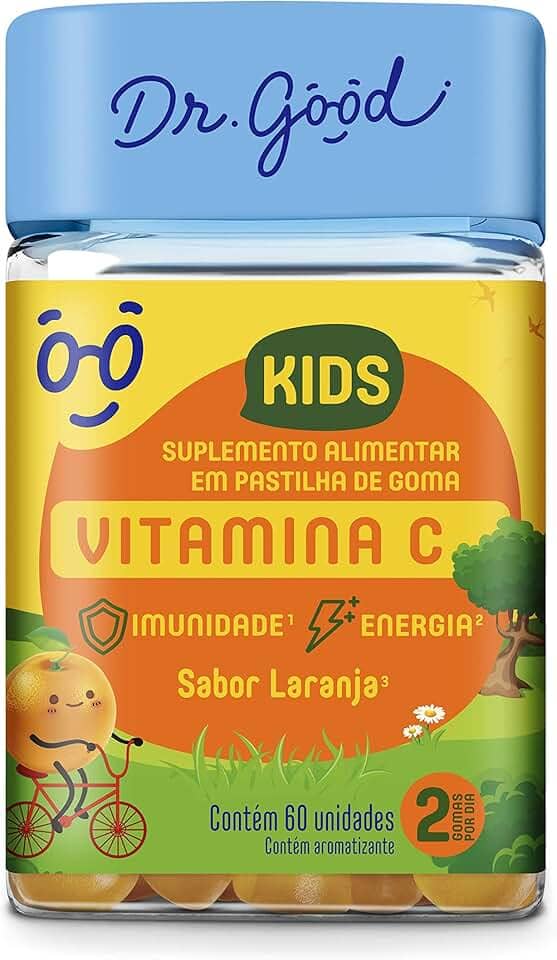 Vitamina C Kids Laranja 60 Gomas