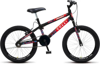 Colli Bike, Bicicleta Max Boy, Aro 20 Aero 36 Raias, freios V-Brake Dianteiro e Traseiro, Suporte de guidão Down Hill