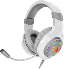 Headset Gamer Redragon Hylas Lunar White RGB H260-W