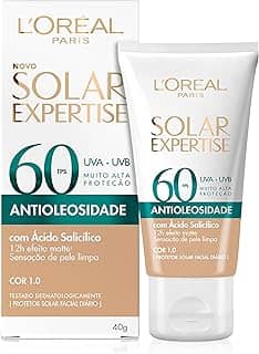 L'Oréal Paris Solar Expertise Antioleosidade FPS 60 Cor 1.0 - Protetor Solar com Cor 40g