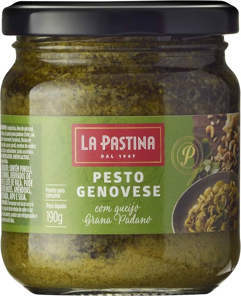 La Pastina Molho Pesto Genovese Com Queijo Grana Padano 190G