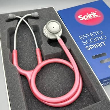 Estetoscópio Spirit MD Pro-Lite Duplo Adulto e Pediátrico Rosa Perolizado