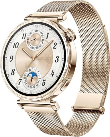 Smartwatch, HUAWEI WATCH GT 5 41mm, Até 7 dias de Bateria, Nova Experiência em Corrida e Ciclismo, Design Inovador, Rastreamento de Saúde Rápido, Compatível com iOS e Android, GPS Integrado, Dourado