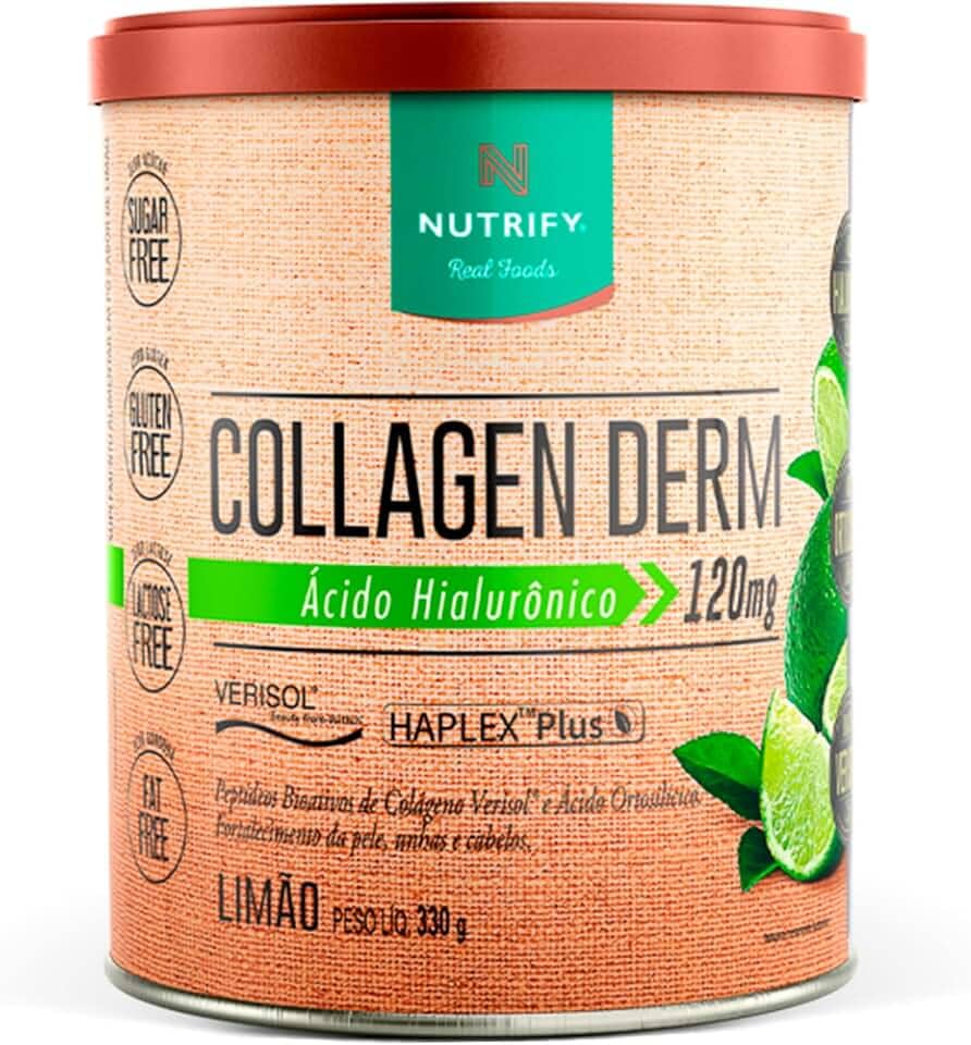 Nutrify - Colágeno Collagen Derm - 330g - Limão