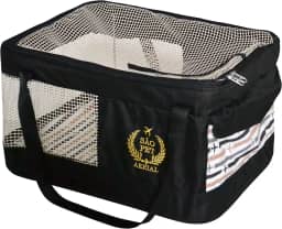 São Pet Bolsa Aerial Para Transporte De Cães E Gatos Em Avião (43X31 5X20 Cm) Preta