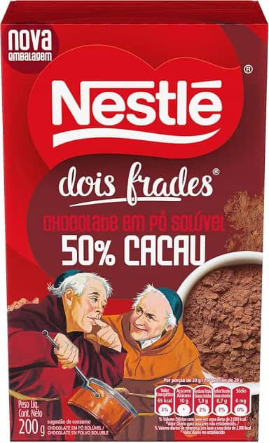 Nestlé Chocolate Em Pó Dois Frades 200G