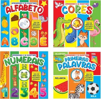 Coleção Aprendendo e se Divertindo - Kit com 4 Livros
