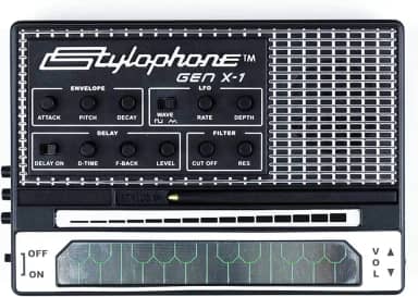 Sintetizador eletrônico Stylophone analógico, portátil, Gen X-1, com alto-falante embutido, instrumento musical sintetizador, teclado sintetizador, instrumento Stylophone