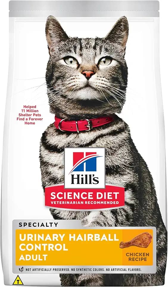 Ração Hill's Science Diet Cuidado Urinário e Controle de Bolas de Pelo para Gatos Adultos Sabor Frango - 1.5kg
