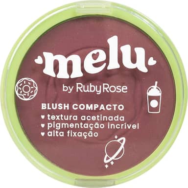 Blush Compacto Melu RR8715 Grape RubyRose