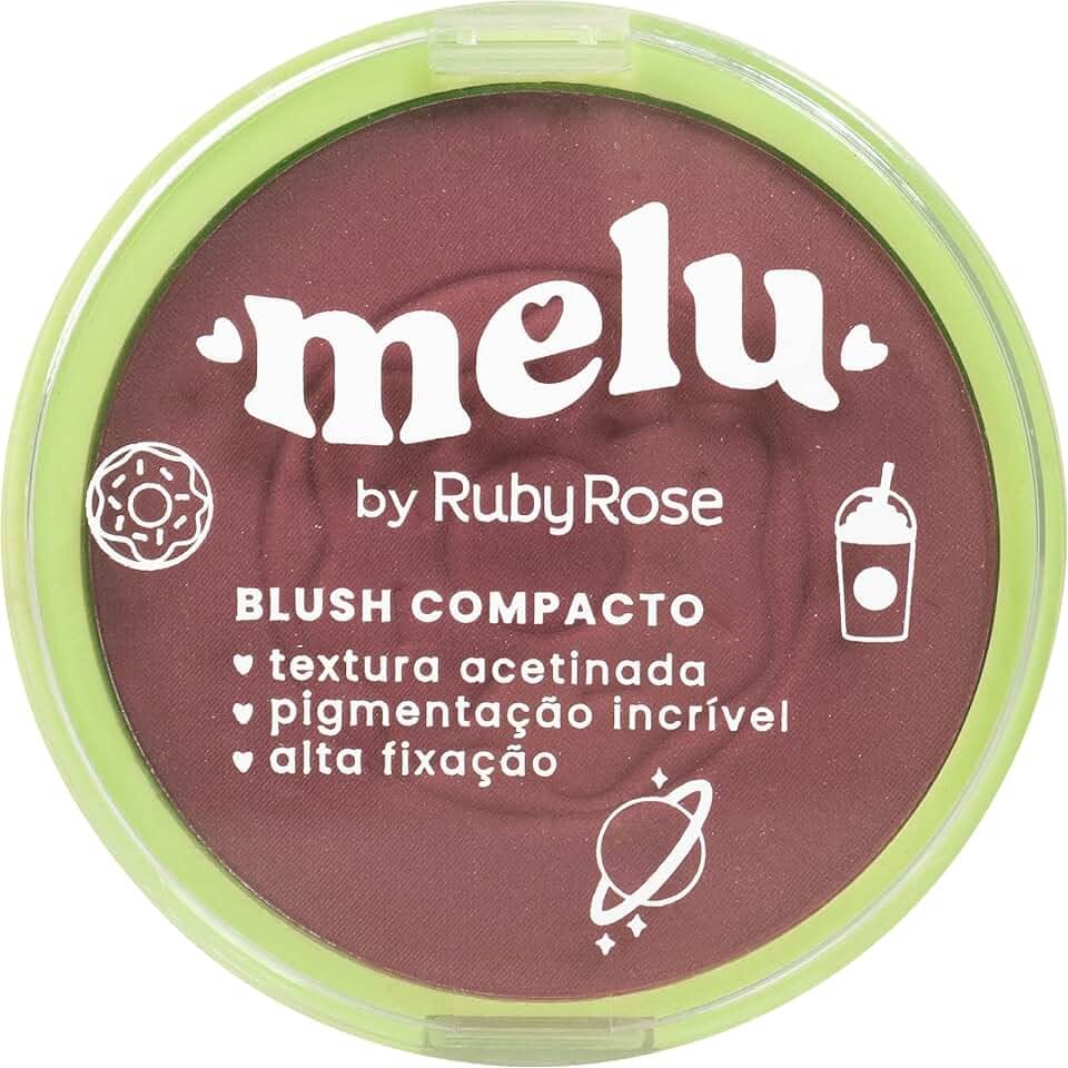 Blush Compacto Melu RR8715 Grape RubyRose