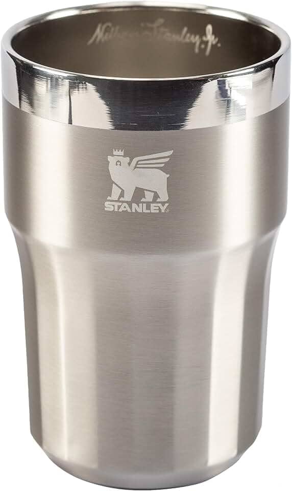 Stanley - Copo Térmico para Cerveja, 384ml, para Bebidas Frias ou Quentes, Stainless Steel