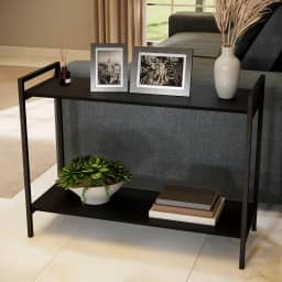 Mesa Lateral Canto Sofá (Preto)