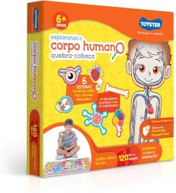 Toyster - Quebra-Cabeça: Explorando o Corpo Humano - 120 peças Grandão